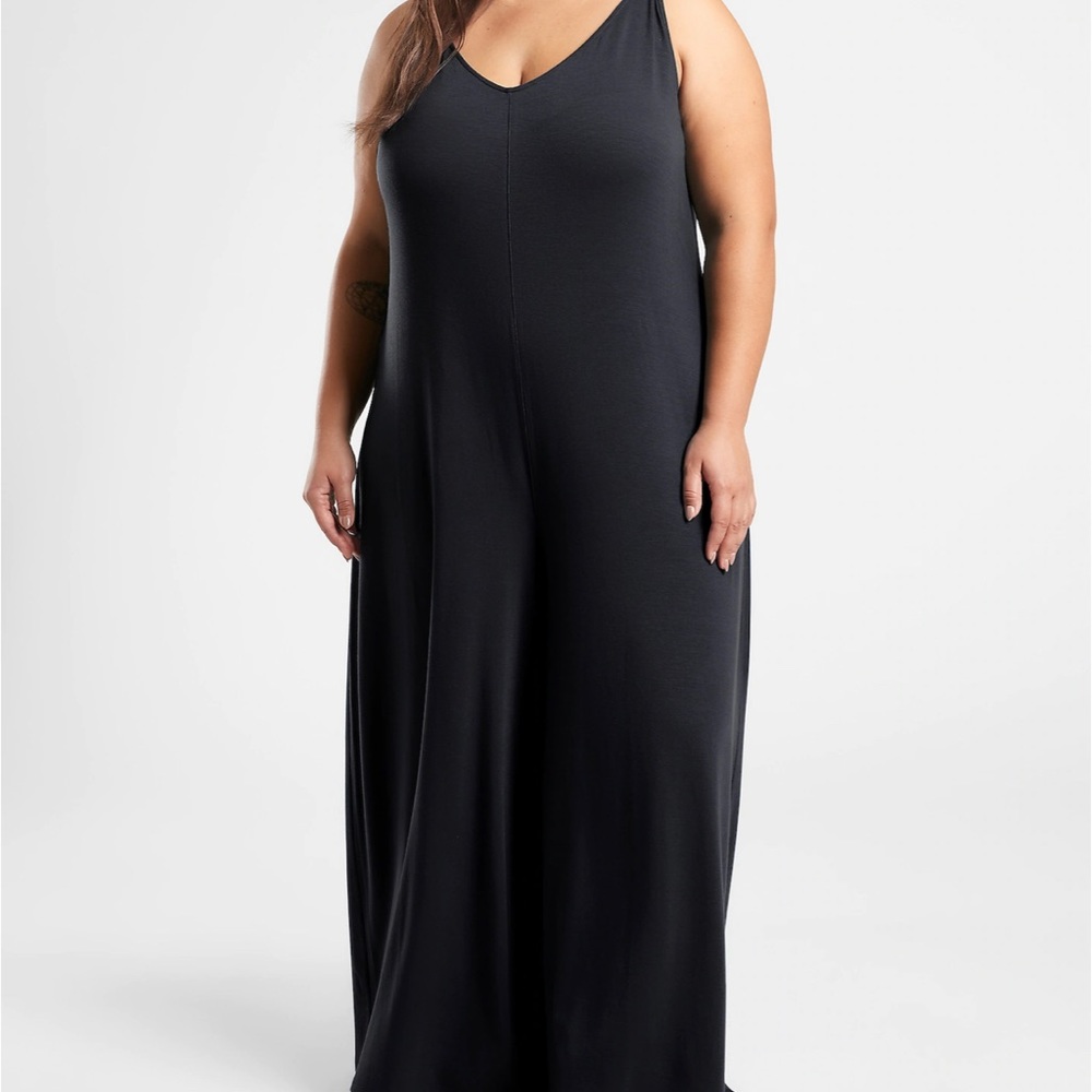 Athleta Nighttime Bliss Sleep V Neck Romper 1X